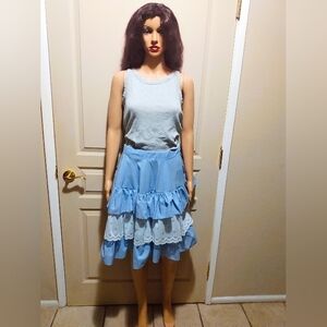 VINTAGE 70'S PLEATED SKIRT.